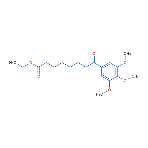 Ethyl 8-oxo-8-(3,4,5-trimethoxyphenyl)octanoate 1g