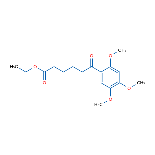 Ethyl 6-oxo-6-(2,4,5-trimethoxyphenyl)hexanoate 1g