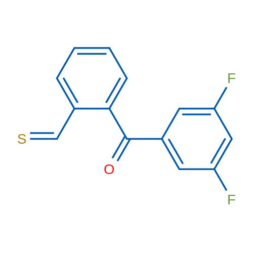 2-(3,5-Difluorobenzoyl)benzothialdehyde 5g