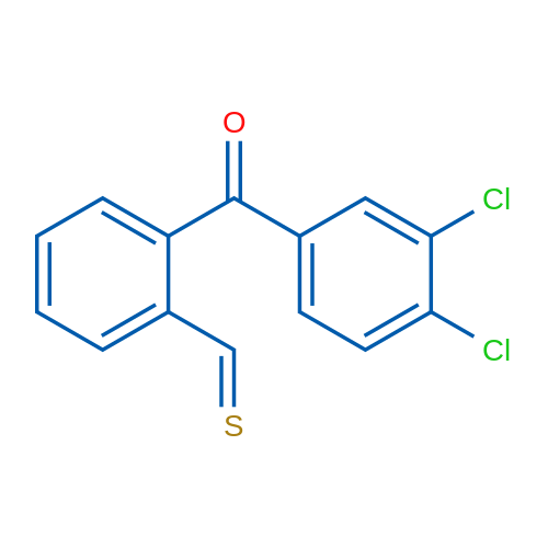 2-(3,4-Dichlorobenzoyl)benzothialdehyde 5g