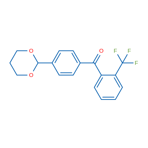 (4-(1,3-Dioxan-2-yl)phenyl)(2-(trifluoromethyl)phenyl)methanone 5g
