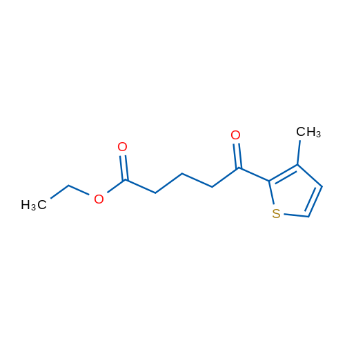 Ethyl 5-(3-methylthiophen-2-yl)-5-oxopentanoate 1g