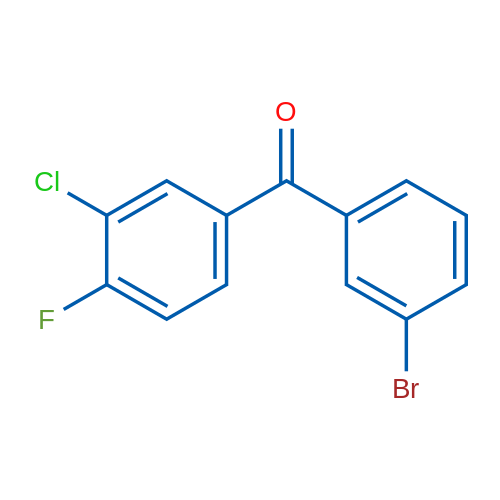 (3-Bromophenyl)(3-chloro-4-fluorophenyl)methanone 5g