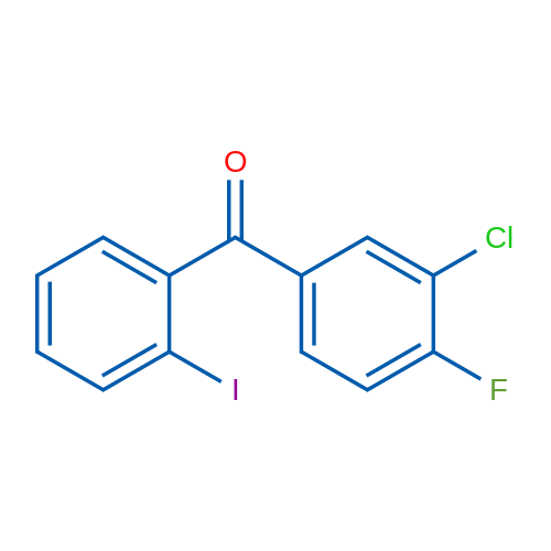 (3-Chloro-4-fluorophenyl)(2-iodophenyl)methanone 5g