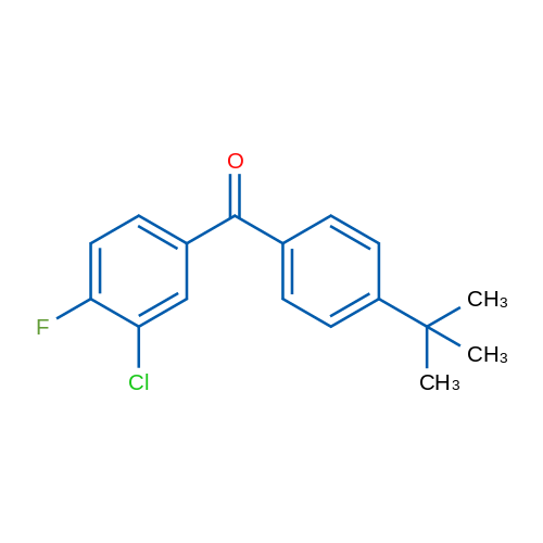 (4-(tert-Butyl)phenyl)(3-chloro-4-fluorophenyl)methanone 5g