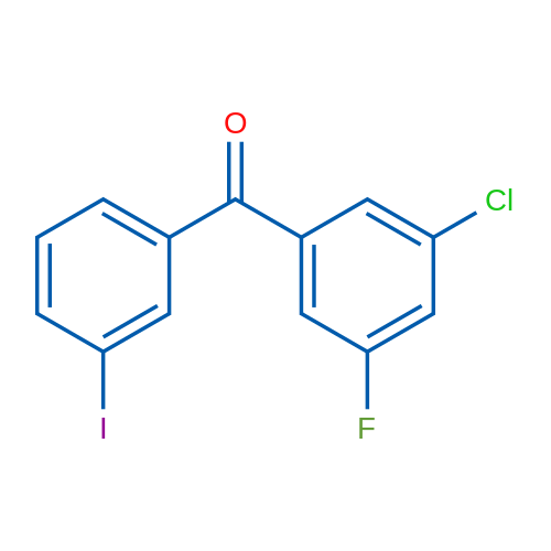 (3-Chloro-5-fluorophenyl)(3-iodophenyl)methanone 5g