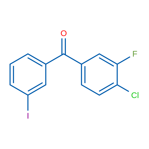 (4-Chloro-3-fluorophenyl)(3-iodophenyl)methanone 5g