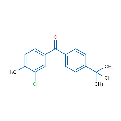 (4-(tert-Butyl)phenyl)(3-chloro-4-methylphenyl)methanone 5g