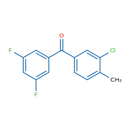 (3-Chloro-4-methylphenyl)(3,5-difluorophenyl)methanone 5g