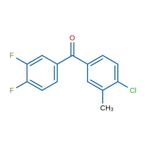 (4-Chloro-3-methylphenyl)(3,4-difluorophenyl)methanone 5g