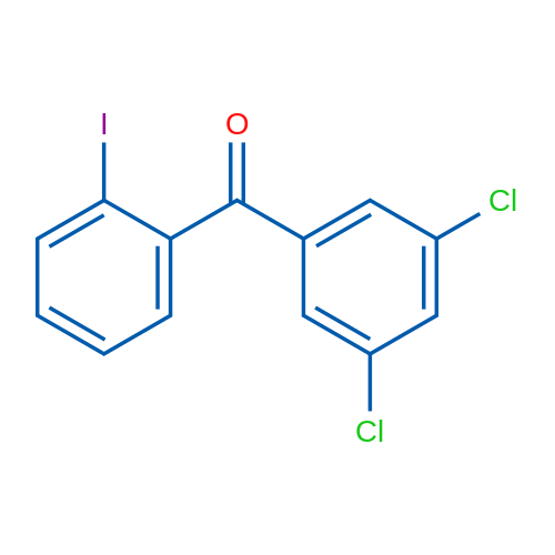 (3,5-Dichlorophenyl)(2-iodophenyl)methanone 1g