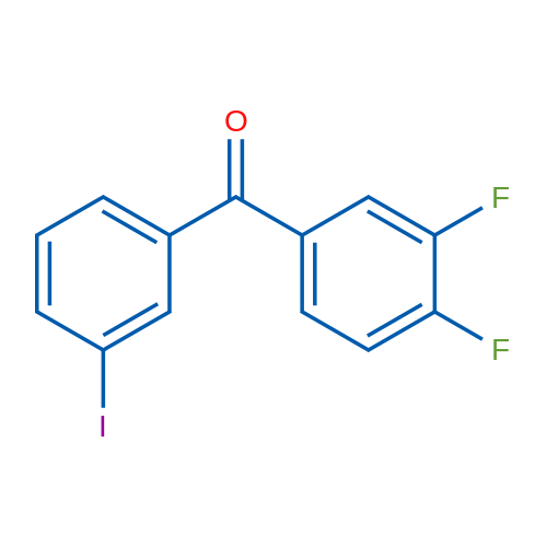 (3,4-Difluorophenyl)(3-iodophenyl)methanone 1g