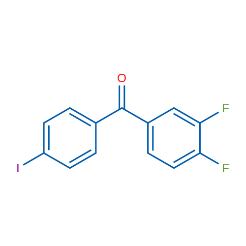 (3,4-Difluorophenyl)(4-iodophenyl)methanone 5g