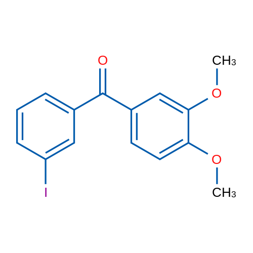 (3,4-Dimethoxyphenyl)(3-iodophenyl)methanone 1g