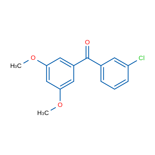 (3-Chlorophenyl)(3,5-dimethoxyphenyl)methanone 1g