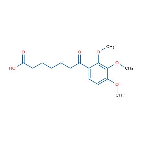 7-Oxo-7-(2,3,4-trimethoxyphenyl)heptanoic acid 1g
