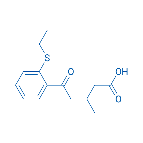 5-(2-(Ethylthio)phenyl)-3-methyl-5-oxopentanoic acid 1g