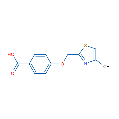 4-[(4-methyl-1,3-thiazol-2-yl)methoxy]benzoic acid 5g