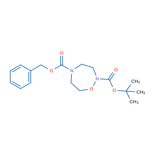 5-Benzyl 2-tert-butyl 1,2,5-oxadiazepane-2,5-dicarboxylate 250mg