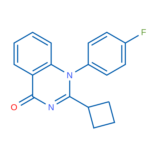 2-Cyclobutyl-1-(4-fluorophenyl)quinazolin-4(1H)-one 1g