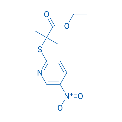 Ethyl 2-methyl-2-[(5-nitro-2-pyridinyl)sulfanyl]-propanoate 5g