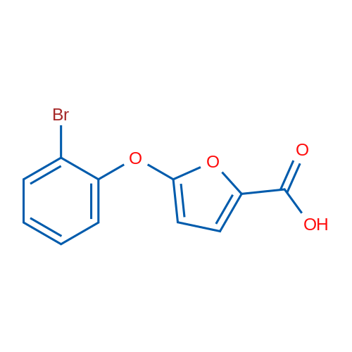 5-(2-Bromophenoxy)furan-2-carboxylic acid 1g