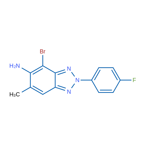 4-Bromo-2-(4-fluorophenyl)-6-methyl-2H-benzo[d][1,2,3]triazol-5-amine 5g
