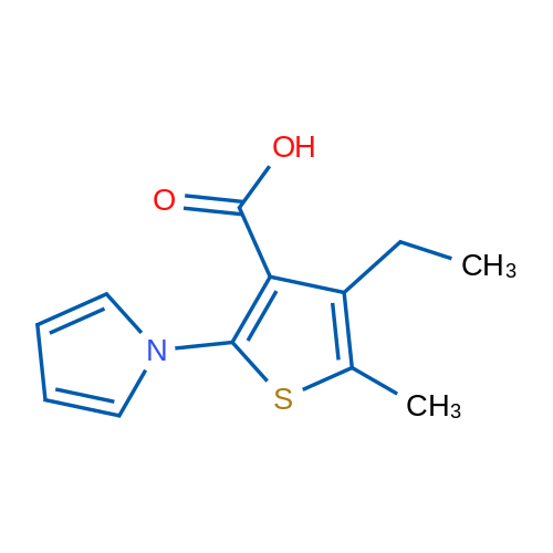 4-Ethyl-5-methyl-2-(1H-pyrrol-1-yl)thiophene-3-carboxylic acid 1g