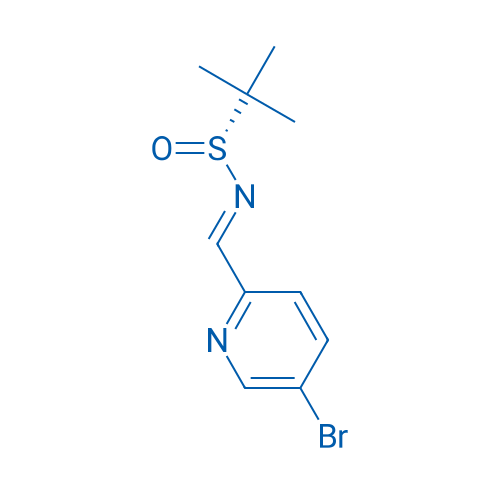 (R,E)-N-((5-BROMOPYRIDIN-2-YL)METHYLENE)-2-METHYLPROPANE-2-SULFINAMIDE 250mg