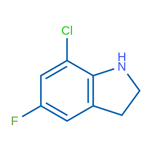 7-Chloro-5-fluoroindoline 1g