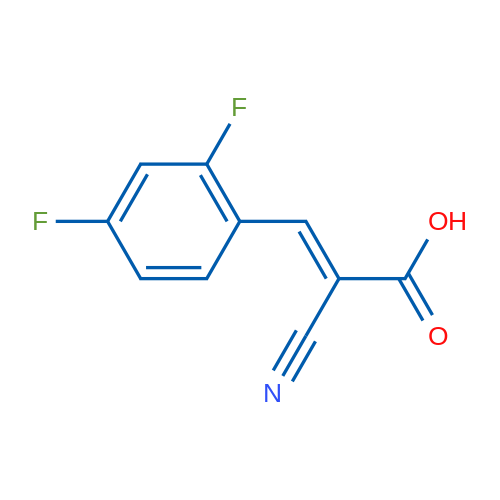 (E)-2-Cyano-3-(2,4-difluorophenyl)acrylic acid 100mg