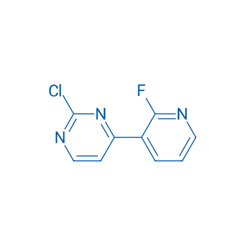 2-Chloro-4-(2-fluoropyridin-3-yl)pyrimidine 100mg