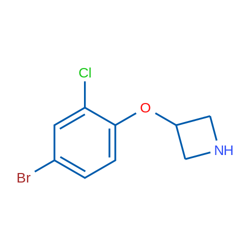 3-(4-Bromo-2-chlorophenoxy)azetidine 1g