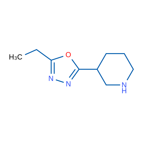 2-Ethyl-5-(piperidin-3-yl)-1,3,4-oxadiazole 1g