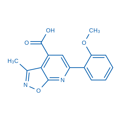 6-(2-Methoxyphenyl)-3-methyl-[1,2]oxazolo[5,4-b]pyridine-4-carboxylic acid 250mg