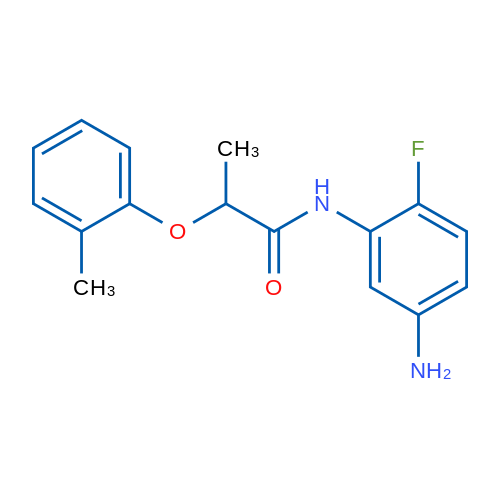 N-(5-Amino-2-fluorophenyl)-2-(o-tolyloxy)propanamide 1g