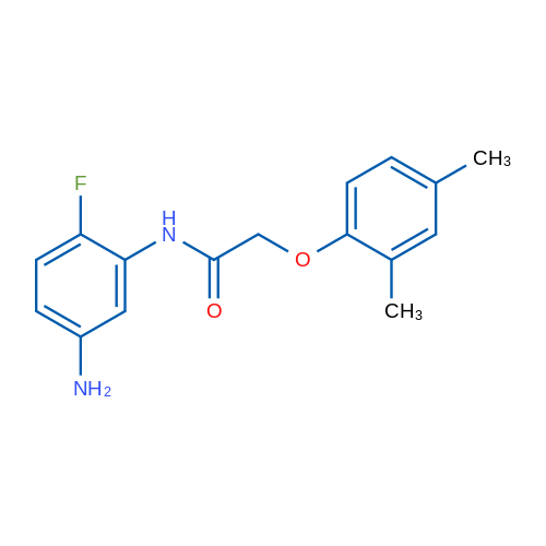 N-(5-Amino-2-fluorophenyl)-2-(2,4-dimethylphenoxy)acetamide 5g