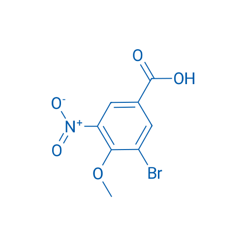 3-Bromo-4-methoxy-5-nitro-benzoic acid 1g