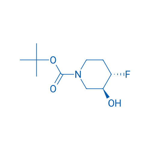 trans-tert-Butyl 4-fluoro-3-hydroxypiperidine-1-carboxylate 100mg