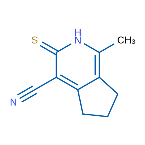 1-Methyl-3-thioxo-3,5,6,7-tetrahydro-2H-cyclopenta[c]pyridine-4-carbonitrile 1g