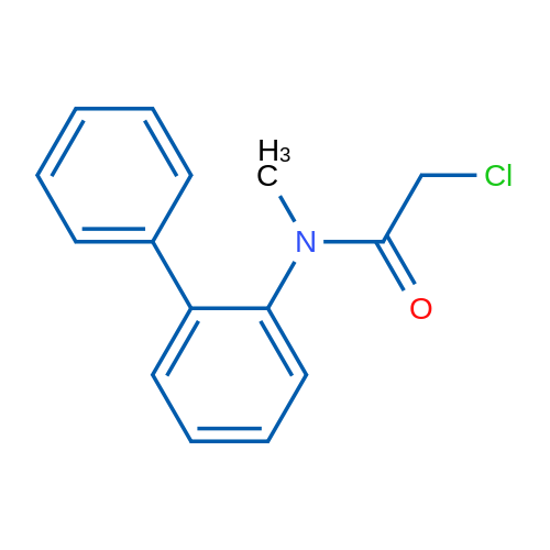 N-(biphenyl-2-yl)-2-chloro-N-methylacetamide 1g