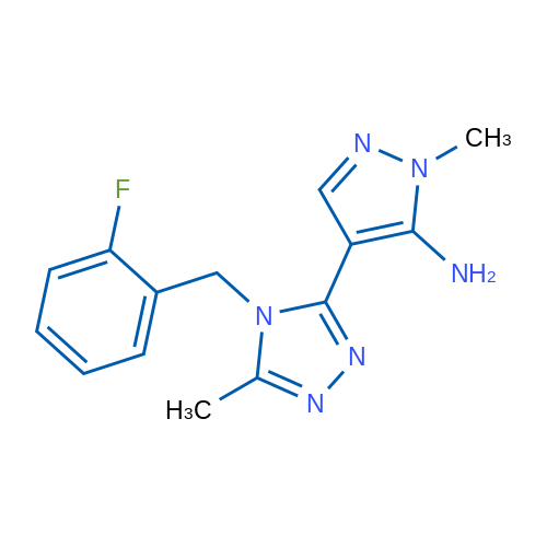 4-{4-[(2-fluorophenyl)methyl]-5-methyl-4H-1,2,4-triazol-3-yl}-1-methyl-1H-pyrazol-5-amine 1g