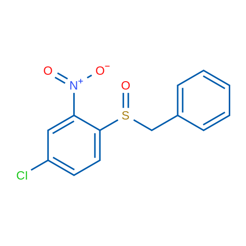 4-Chloro-2-nitro-1-phenylmethanesulfinylbenzene 1g