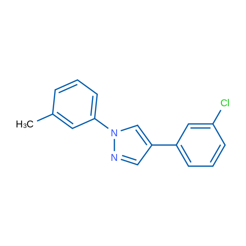 4-(3-Chlorophenyl)-1-(3-methylphenyl)-1H-pyrazole 1g