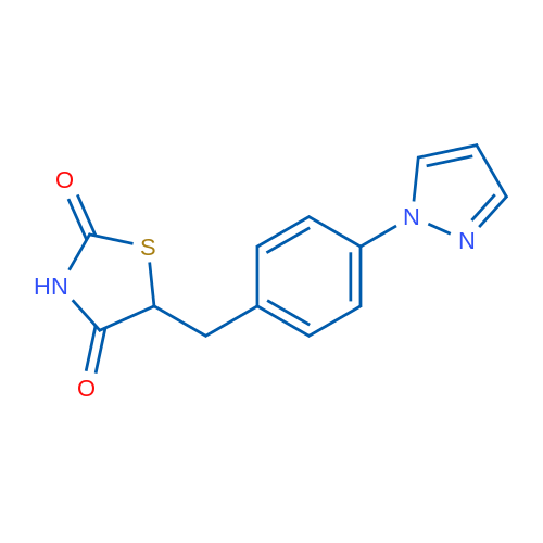 5-{[4-(1H-pyrazol-1-yl)phenyl]methyl}-1,3-thiazolidine-2,4-dione 1g