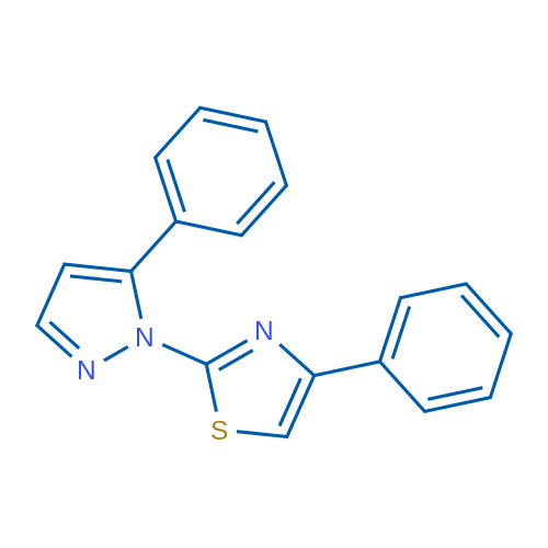 4-Phenyl-2-(5-phenyl-1H-pyrazol-1-yl)-1,3-thiazole 1g