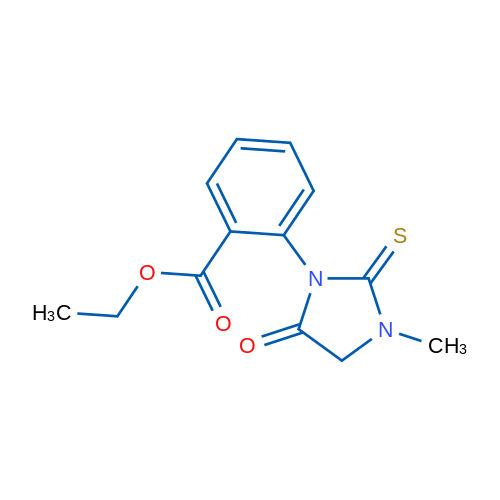 Ethyl 2-(3-methyl-5-oxo-2-thioxoimidazolidin-1-yl)benzoate 1g