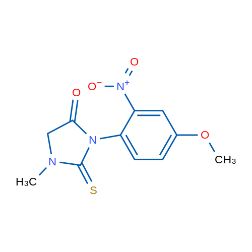 3-(4-Methoxy-2-nitrophenyl)-1-methyl-2-thioxoimidazolidin-4-one 1g