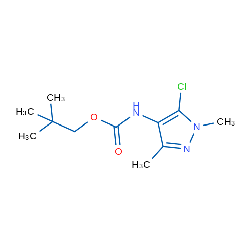 2,2-Dimethylpropyl N-(5-chloro-1,3-dimethyl-1H-pyrazol-4-yl)carbamate 1g