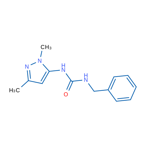 1-Benzyl-3-(1,3-dimethyl-1H-pyrazol-5-yl)urea 1g